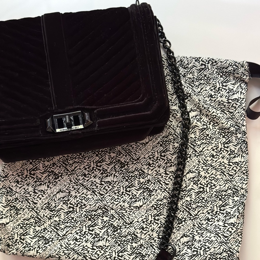 Rebecca Minkoff Chevron Quilted Love Crossbody